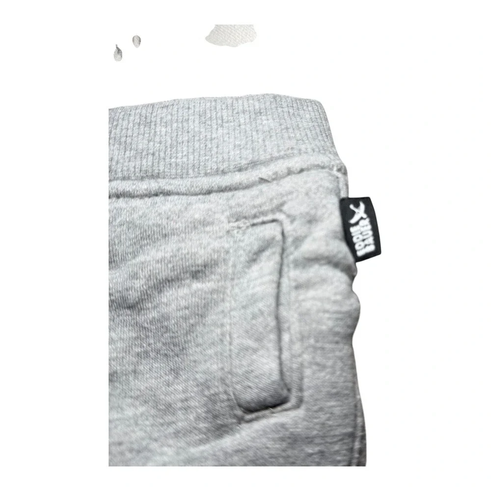 Lumberjack Cabin Core Eddie Bauer Plaid Shacket Joggers Set 0-3M Grey Tan Fleece